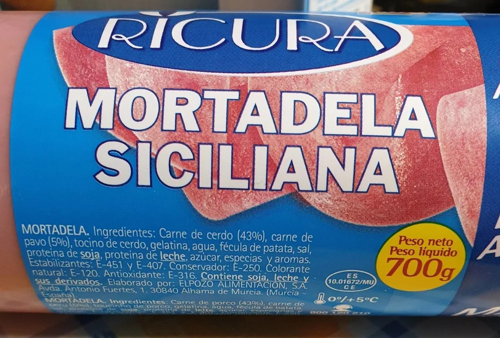 Mortadela siciliana