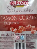 Jamón curado en taquitos