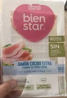 Bien star jamón cocido extra lonchas finas