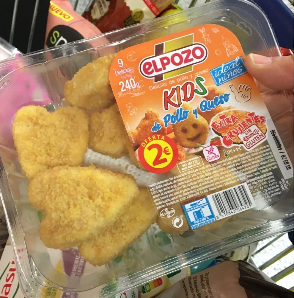 Delicias de pollo y queso