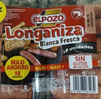 Longaniza blanca fresca