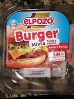 Burger mixta cerdo y vacuno