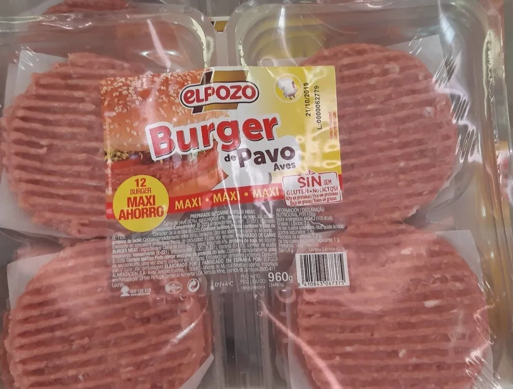 Hamburguesas pavo