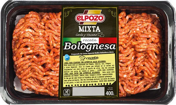 Picada de cerdo y vacuno especial bolognesa sin gluten