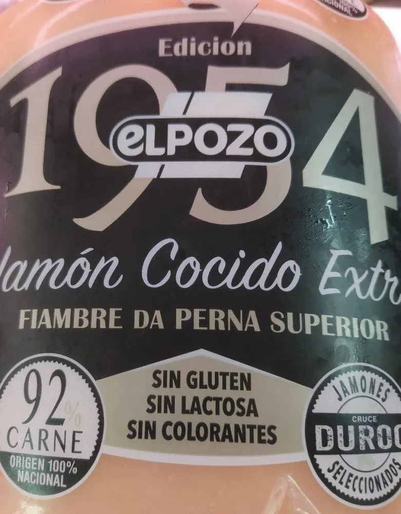 Jamón cocido extra