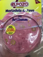 Mortadela de pavo con aceitunas