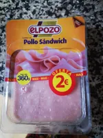 Fiambre de pollo sandwich