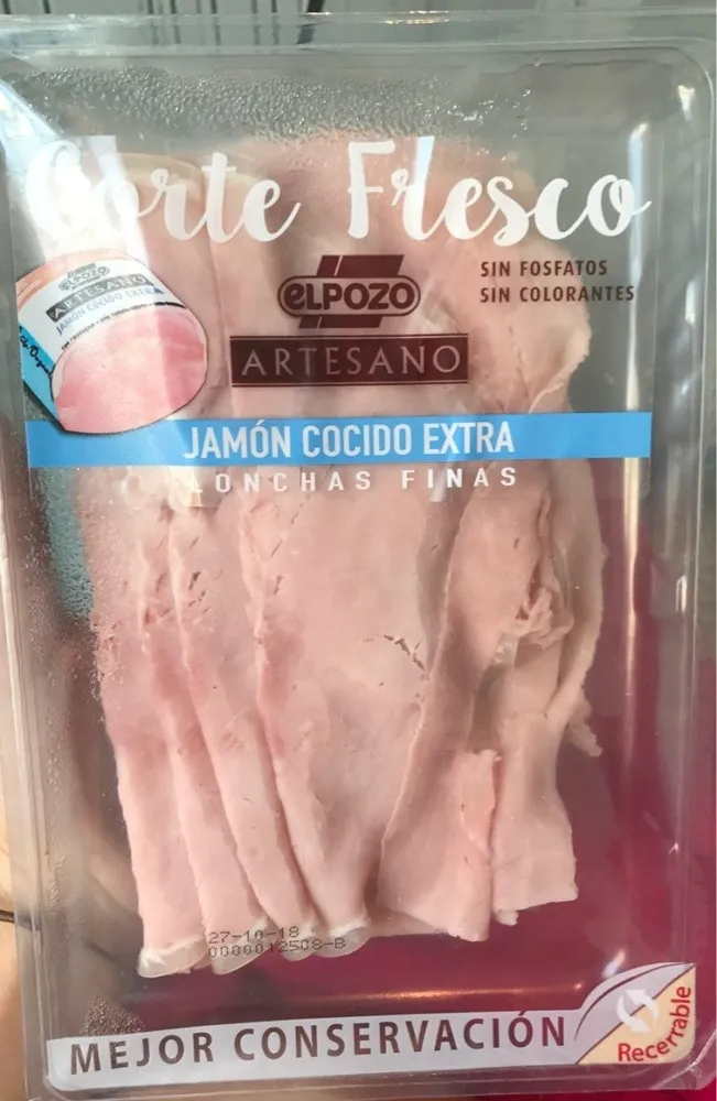 Jamón cocido extra corte fresco