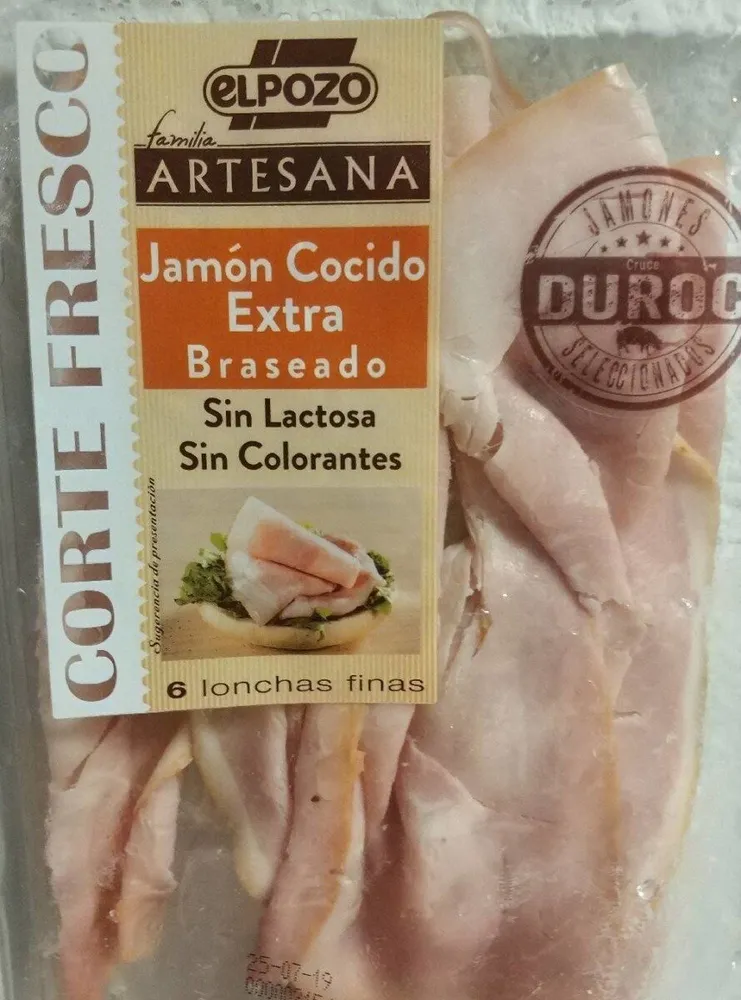 Jamón cocido extra braseado corte fresco