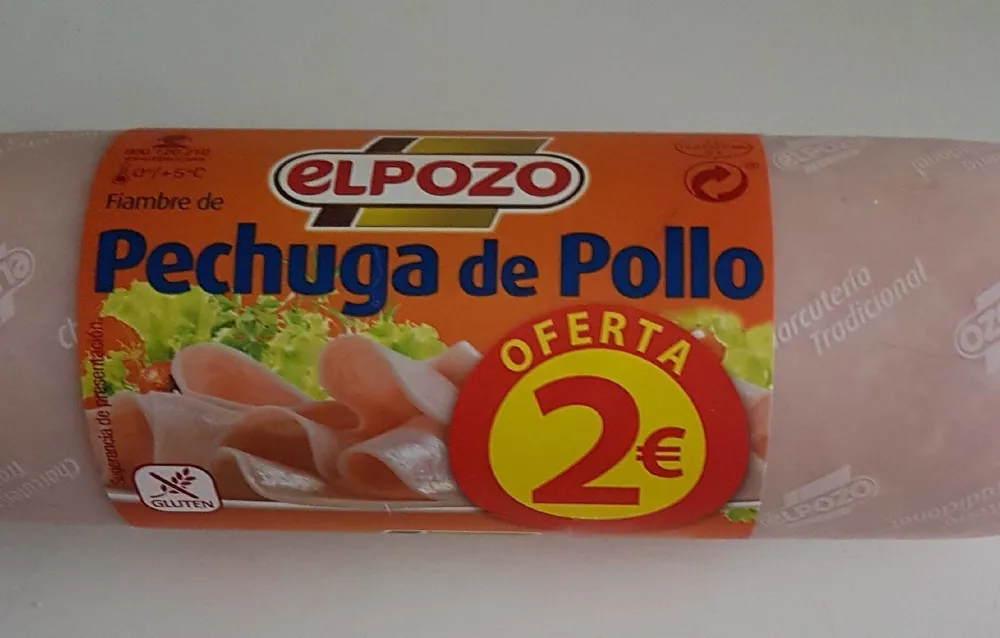 Fiambre de Pechuga de pollo ELPOZO
