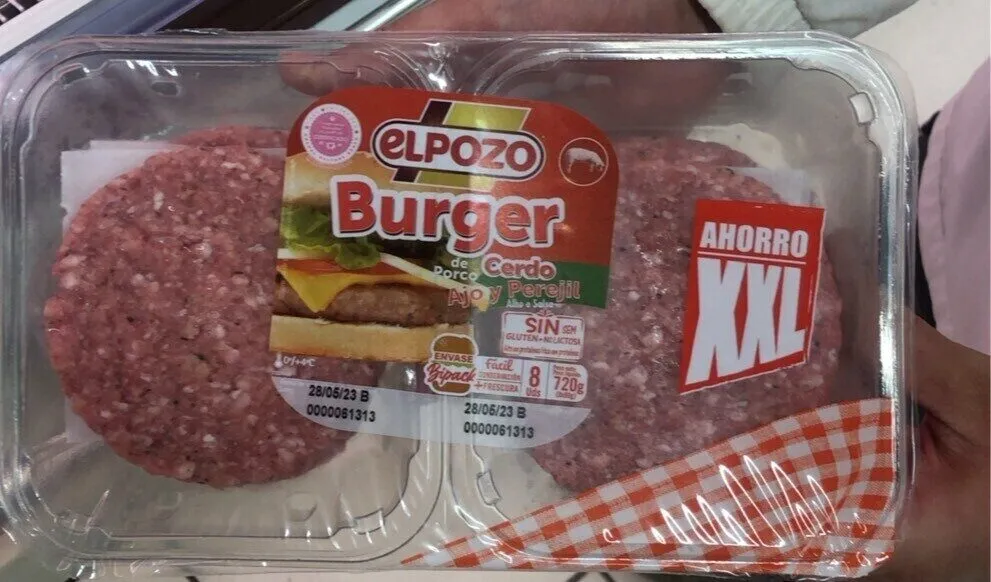 Burguer de Cerdo con ajo y perejil