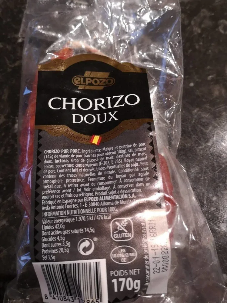 Chorizo doux