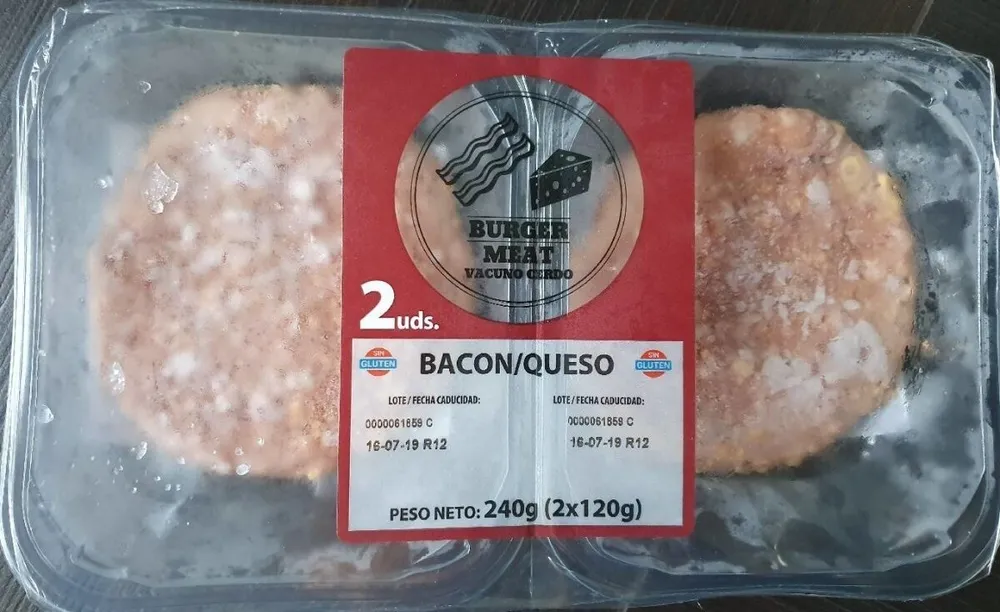 Hamburguesa bacon/queso