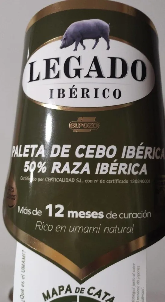 Paleta de cebo iberica