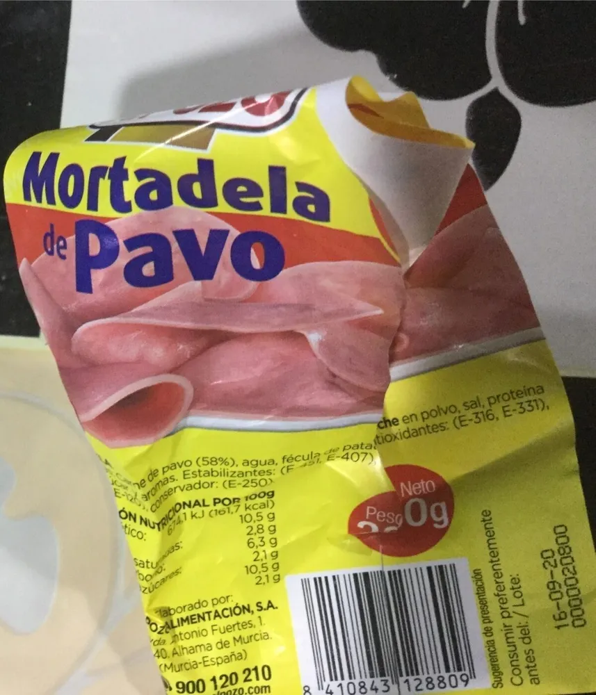 Mortadela de Pavo