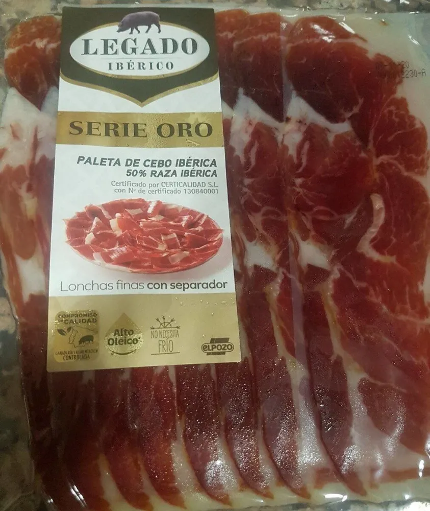 Paleta de cerdo ibérica 50% Raza ibérica