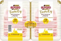 Pechuga de pavo lonchas finas sin grasa sin lactosa Family