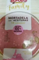 Mortadela con aceitunas