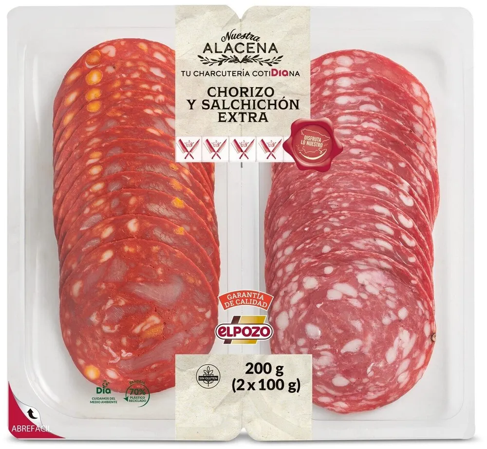 Chorizo y salchichón extra