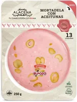 Mortadela con aceitunas