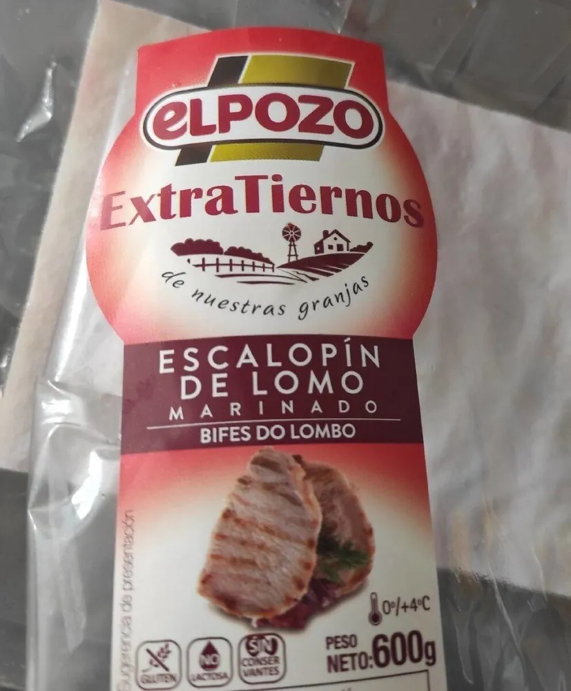 Escalopín de lomo marinado