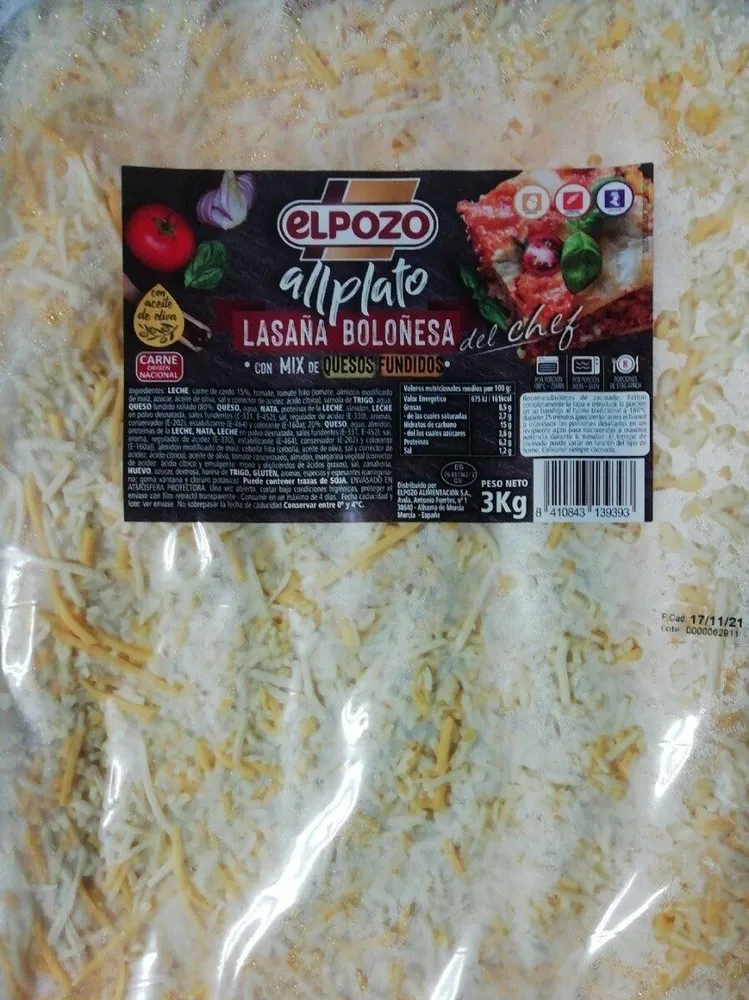 Lasaña boloñesa