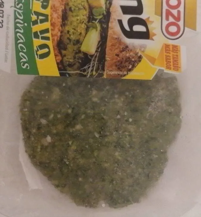 Hamburguesa espinacas ElPozo