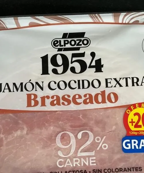 Jamón Cocido Extra Braseado