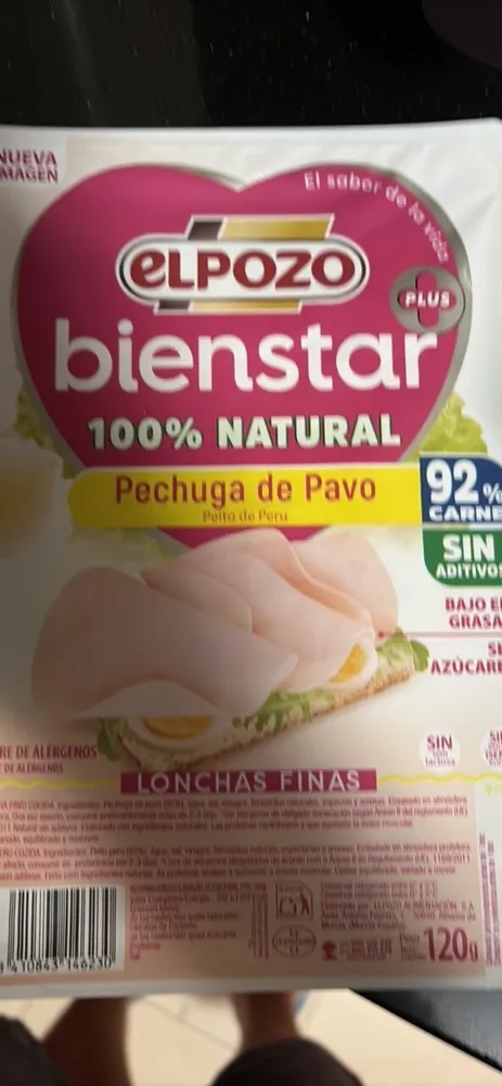 Pechuga de Pavo 100% Natural