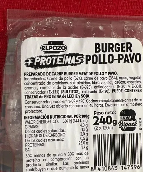 Burger Pollo-Pavo