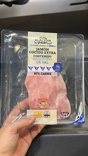 Jamón Cocido Extra Contenido Reducido de Sal