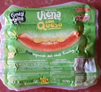 salchichas Viena con queso