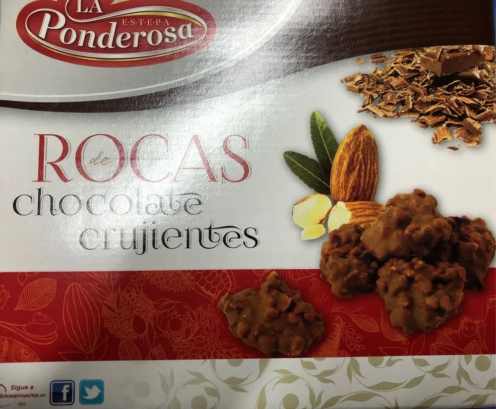 ROCAS de chocolate crujiente