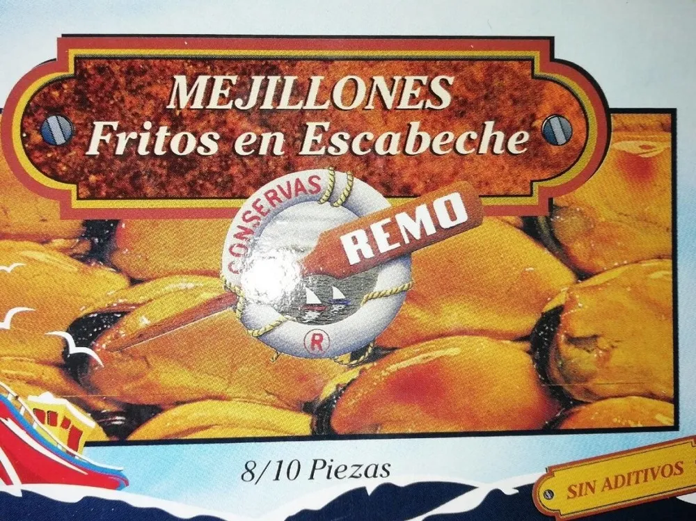 Mejillones fritos en escabeche