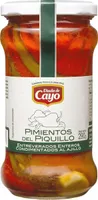 Pimientos del piquillo entreverados condimentados al ajillo