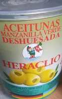 Aceitunas manzanilla verde deshuesada