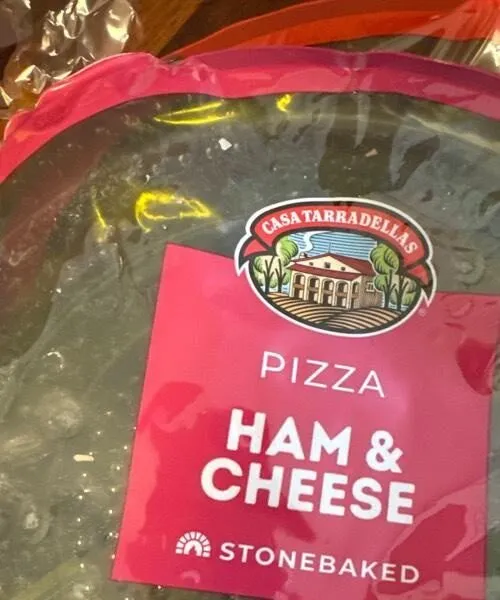 Pizza ham & cheese