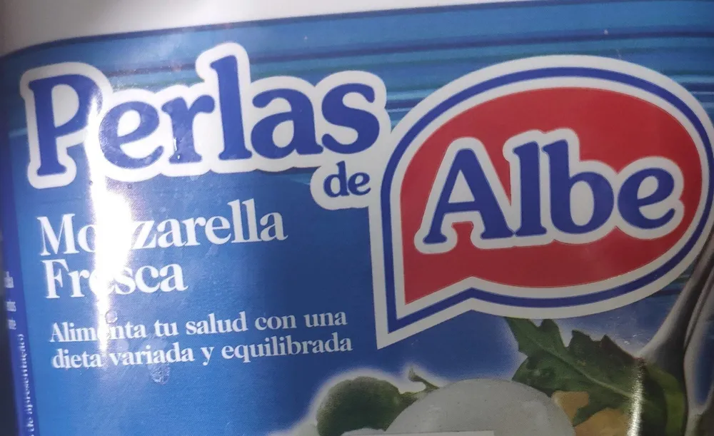 Perlas de mozzarella