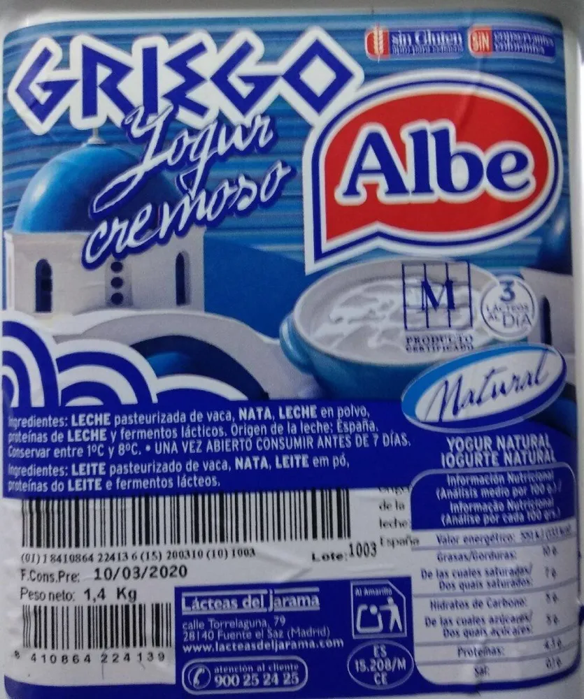 Yogur griego