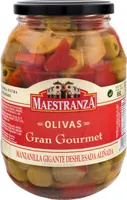 Aceitunas manzanilla deshuesadas aliñadas barril