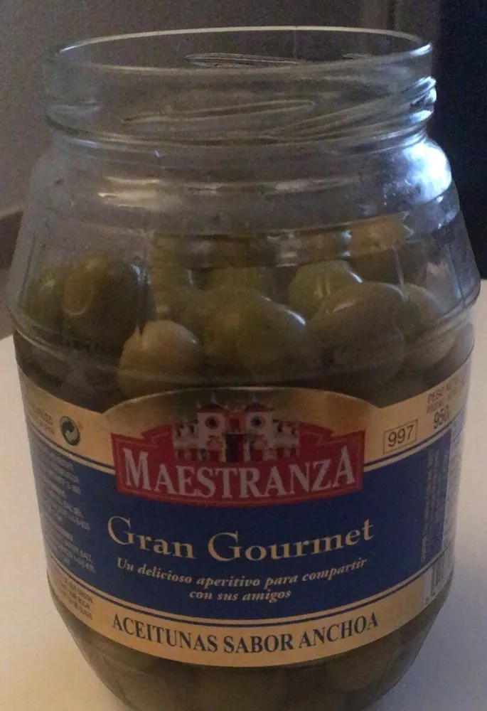 Aceitunas Sabor Anchoa