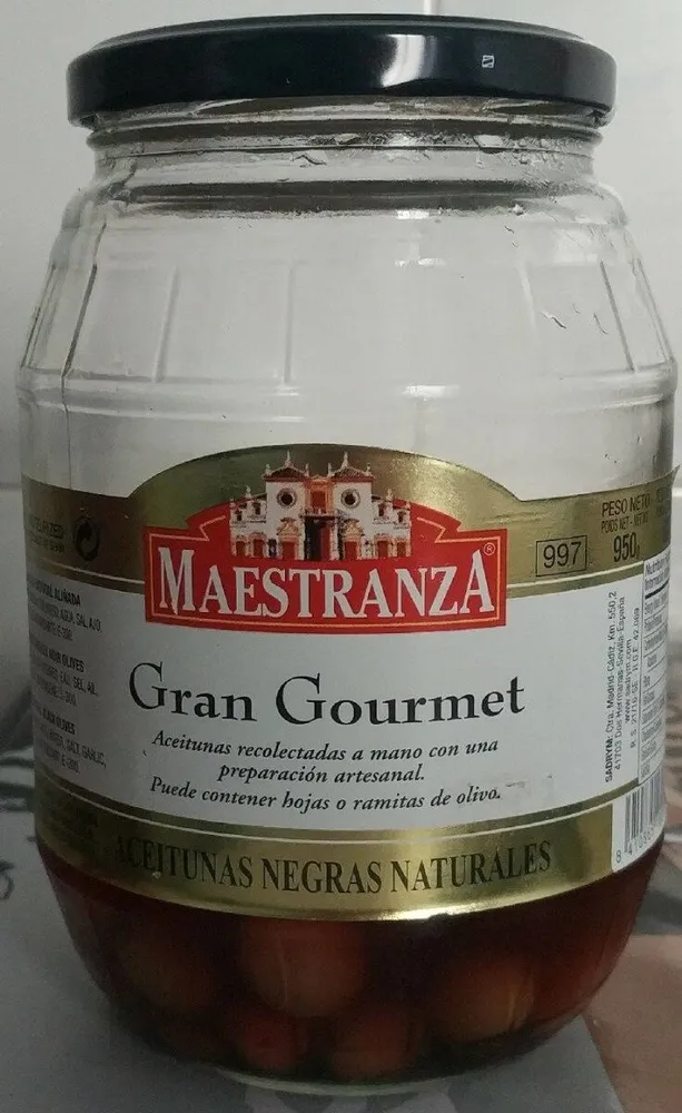 Aceitunas negras naturales