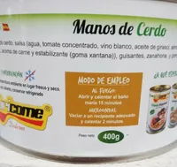 Manos de cerdo