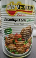 Albóndigas con guisantes