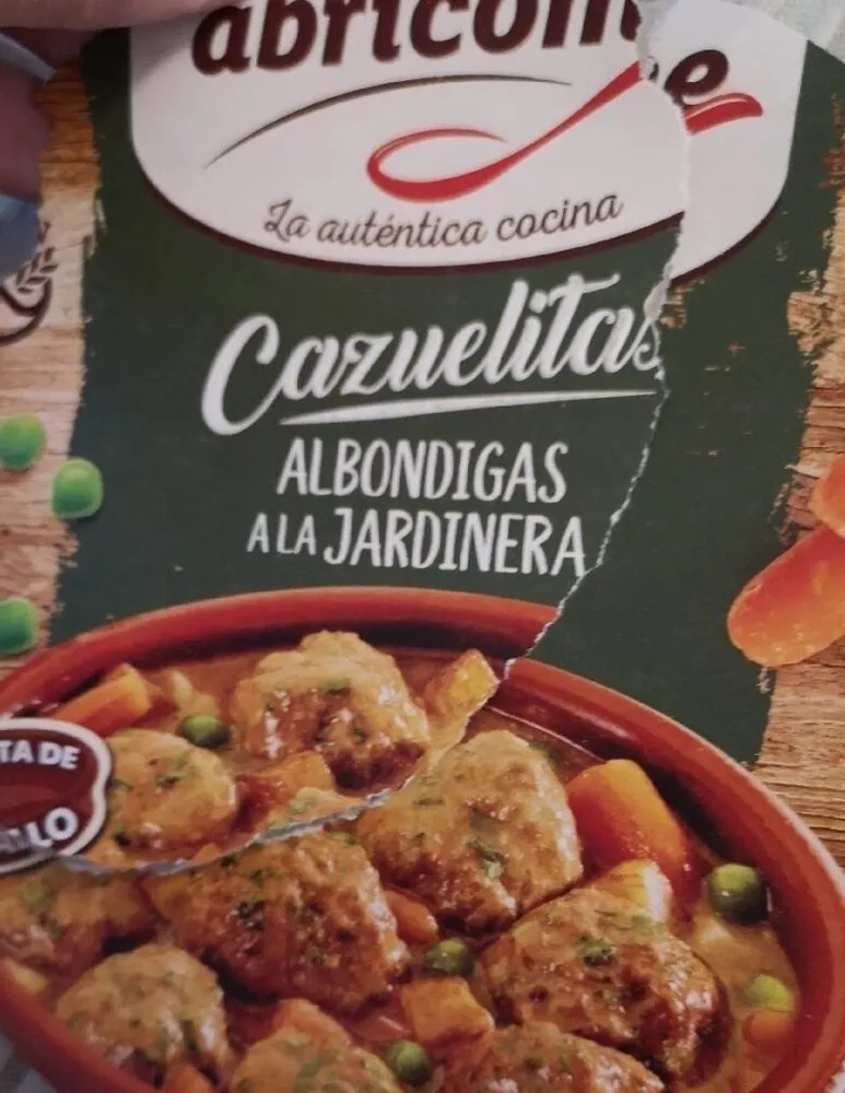 Albóndigas a la jardinera