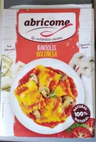 Raviolis boloñesa