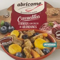 Cazuelita de Ternera con salsa de arándanos