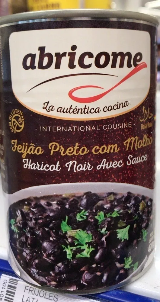 Feijao preto com molho