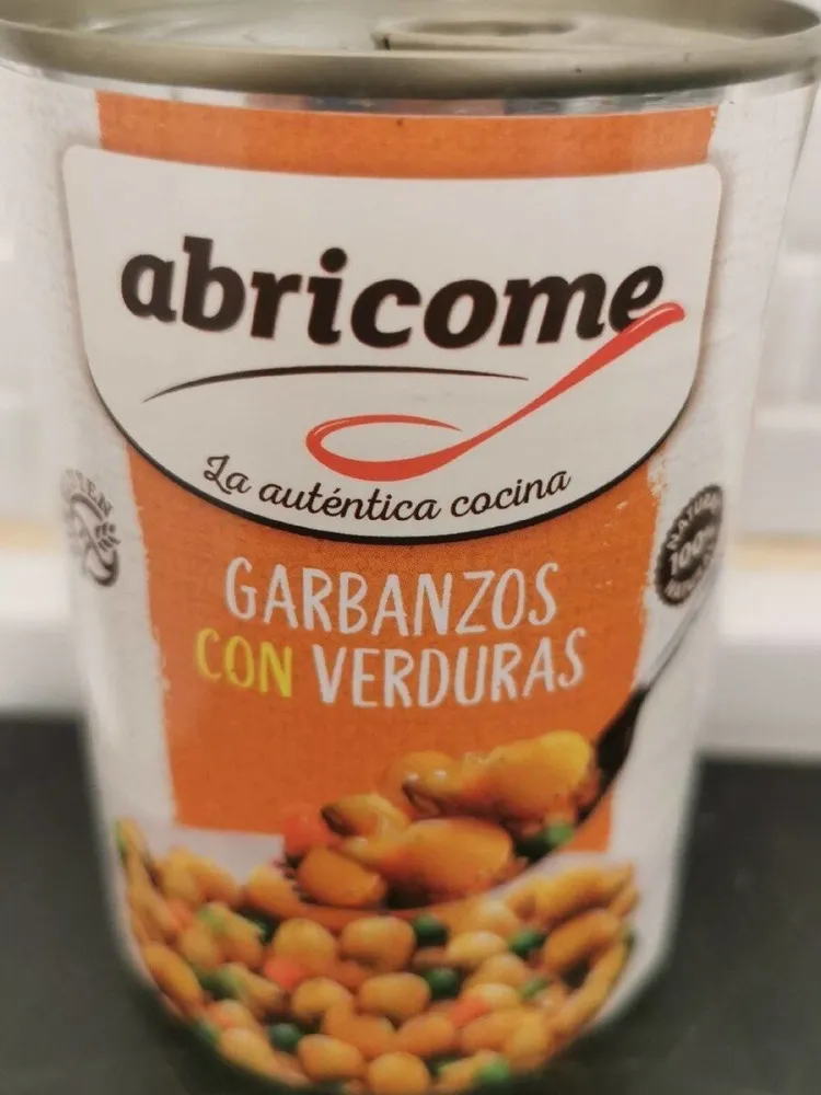 Garbanzos con verduras