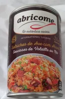 Salchichas de ave con arroz